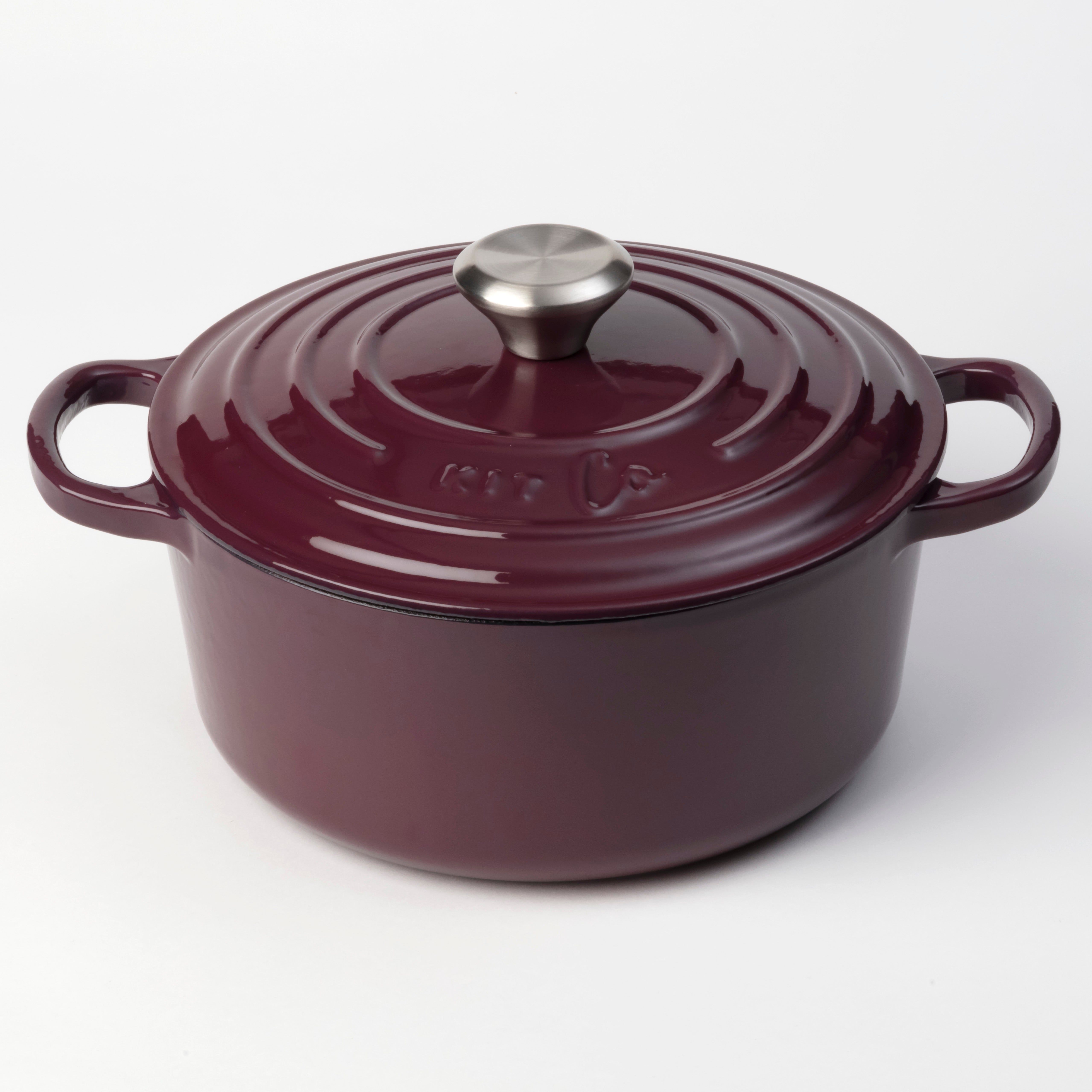 KitCo Cast Iron Standard Casserole 4L - Mulberry